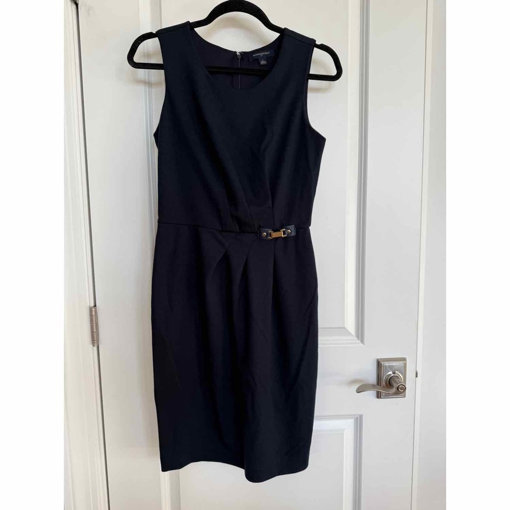 Navy dress, Banana Republic